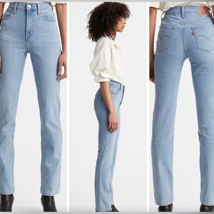 Levi's High Rise Straight Jean